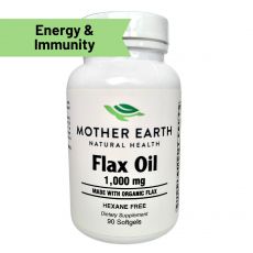 Mother Earth's Flax Oil 1000mg